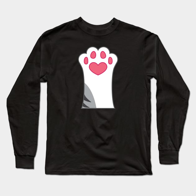 Heart Paw Long Sleeve T-Shirt by The Kitten Gallery